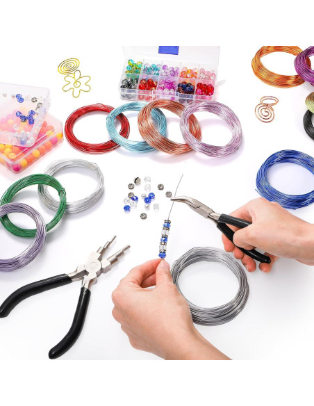 Alambre de Aluminio 25 Colores 20 Gauge 375m para Manualidades Alambre de Aluminio 25 Colores 20 Gauge 375m para Manualidades
