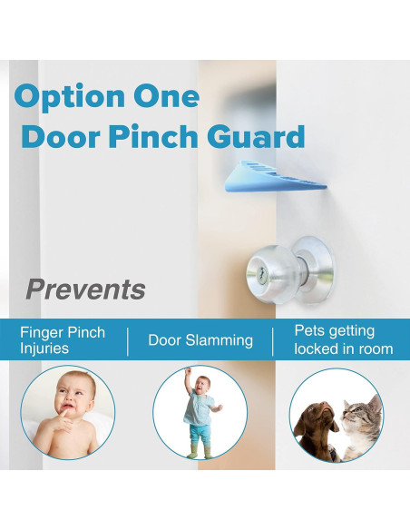Protector de Puerta Neobay Azul 2 Pzs Silicona Duradera Protector de Puerta Neobay Azul 2 Pzs Silicona Duradera