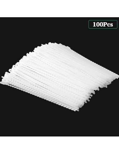 Bridas de Cable Reutilizables PASOW 100 Piezas 15.24 cm Nylon