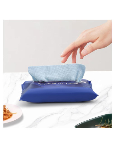 Toallas de Cocina Homelove 20PCS Nylon Azul Multifuncional