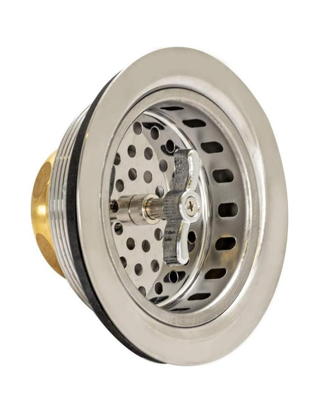 Colador de Fregadero EZ-FLO Acero Inoxidable 3.5 a 4 Pulgadas Colador de Fregadero EZ-FLO Acero Inoxidable 3.5 a 4 Pulgadas