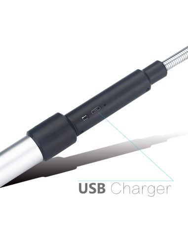Encendedor Eléctrico Telescópico Summoner 32.5cm Recargable USB