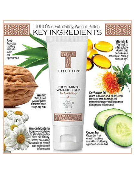 Juego de Exfoliación Corporal y Facial TOULON - Kit Spa 2 Piezas Juego de Exfoliación Corporal y Facial TOULON - Kit Spa 2 Piezas