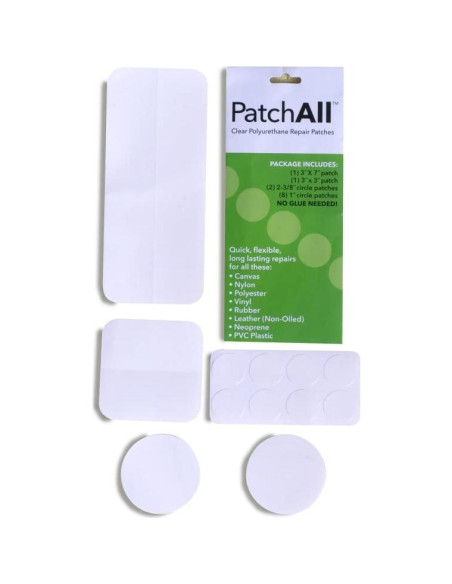 Kit de Parcheo PatchAll Clear 2 Paquete - Cinta Adhesiva Impermeable Kit de Parcheo PatchAll Clear 2 Paquete - Cinta Adhesiva Impermeable