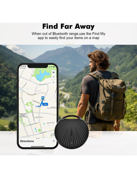Paquete de 3 Localizadores Bluetooth Rechale Air Tracker Negro Paquete de 3 Localizadores Bluetooth Rechale Air Tracker Negro