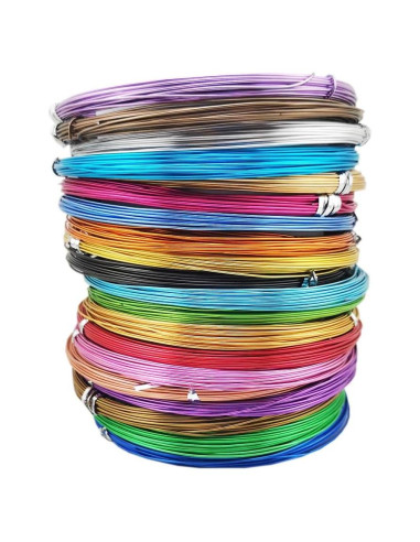 Alambre de Aluminio Flexible Inspirelle 20 Colores 10M 0.8mm