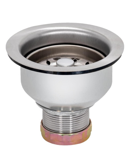 Colador de Fregadero de Cocina EZ-FLO Doble Taza Acero Inoxidable Colador de Fregadero de Cocina EZ-FLO Doble Taza Acero Inoxidable