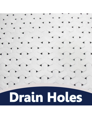 Alfombrilla Antideslizante para Baño SafeLand 76x38cm Azul TPR