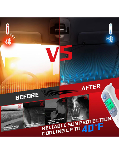 Protector Solar Plegable Fonowka para Parabrisas Nissan Frontier 2006-2021 Protector Solar Plegable Fonowka para Parabrisas Nissan Frontier 2006-2021