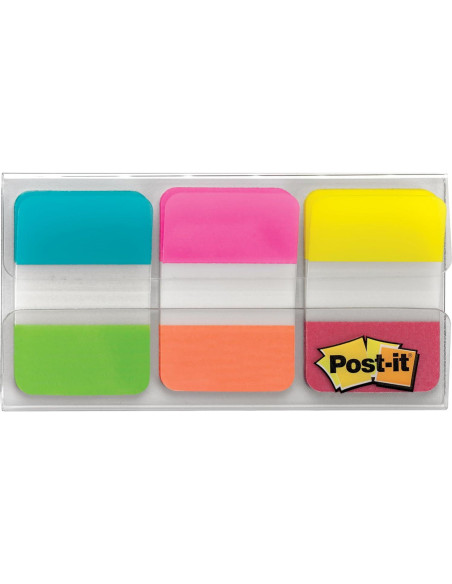 Pestañas Post-it 1" Sólido 6 Colores 36 Pestañas Dispensador Pestañas Post-it 1" Sólido 6 Colores 36 Pestañas Dispensador
