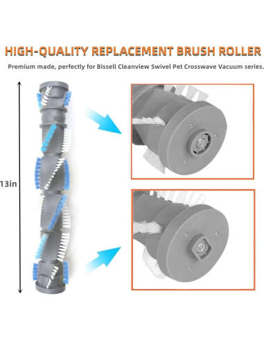Correa y Rodillo de Reemplazo Bissell PowerForce Helix Turbo