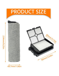 Kit de Reemplazo Filtros HEPA y Cepillos Tineco iFloor 3 2