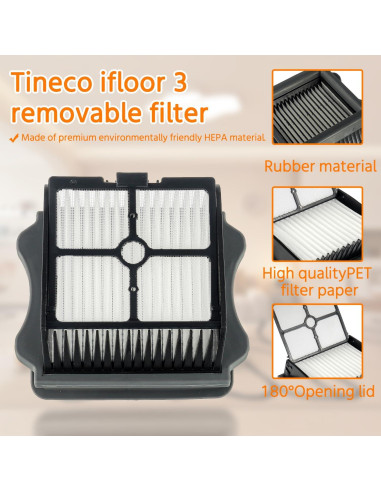 Kit de Reemplazo Filtros HEPA y Cepillos Tineco iFloor 3