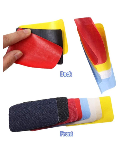 Kit de 26 Parches de Hierro Amarillos MSCFTFB para Ropa