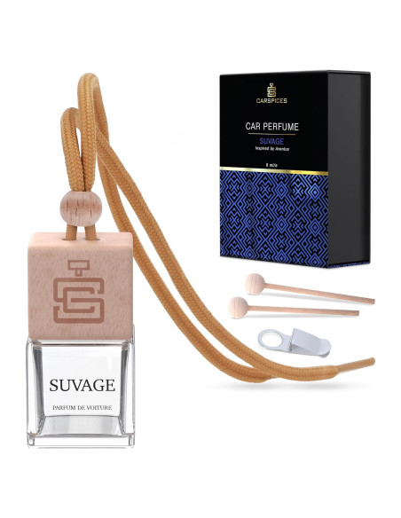 Difusor de Fragancia CARSPICES Sauvage - Ambientador de Auto Difusor de Fragancia CARSPICES Sauvage - Ambientador de Auto