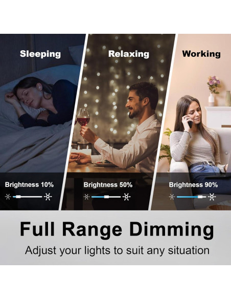 Interruptor Regulable BESTTEN 10 Pack Blanco 120V LED CFL Interruptor Regulable BESTTEN 10 Pack Blanco 120V LED CFL