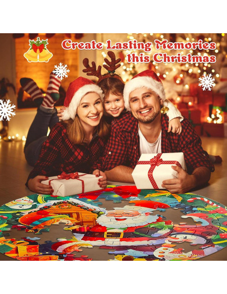 Rompecabezas de Navidad Talgic 70 Piezas Santa y Nieve Rompecabezas de Navidad Talgic 70 Piezas Santa y Nieve