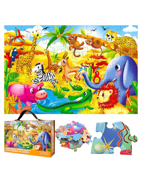 Puzzle de Suelo Gigante Quokka 2x3m para Niños 3-5 Años Puzzle de Suelo Gigante Quokka 2x3m para Niños 3-5 Años