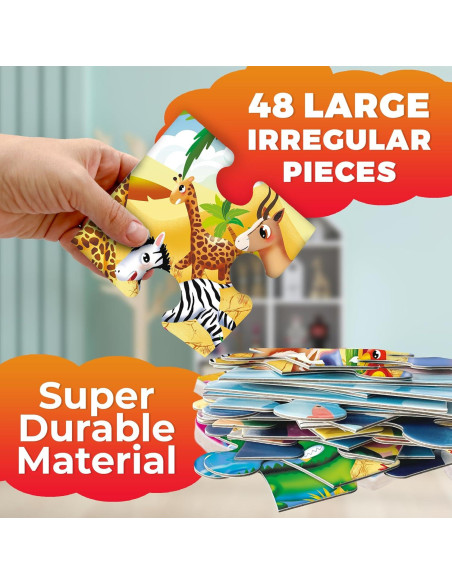Puzzle de Suelo Gigante Quokka 2x3m para Niños 3-5 Años Puzzle de Suelo Gigante Quokka 2x3m para Niños 3-5 Años