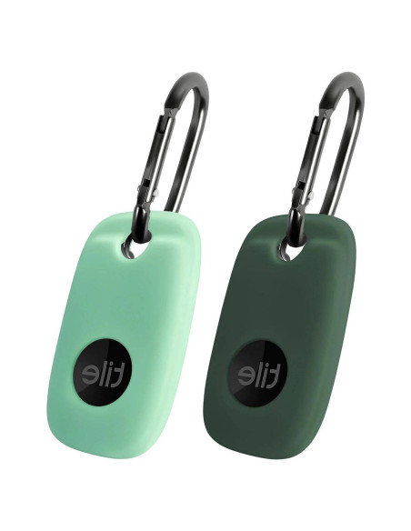 Funda de Silicona Geiomoo para Tile Pro 2022 - 2 Paquete Menta y Verde Esmeralda Funda de Silicona Geiomoo para Tile Pro 2022 - 2 Paquete Menta y Verde Esmeralda