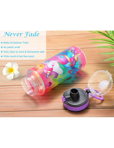 Botella de Agua Reutilizable Home Tune Unicornio 680ml