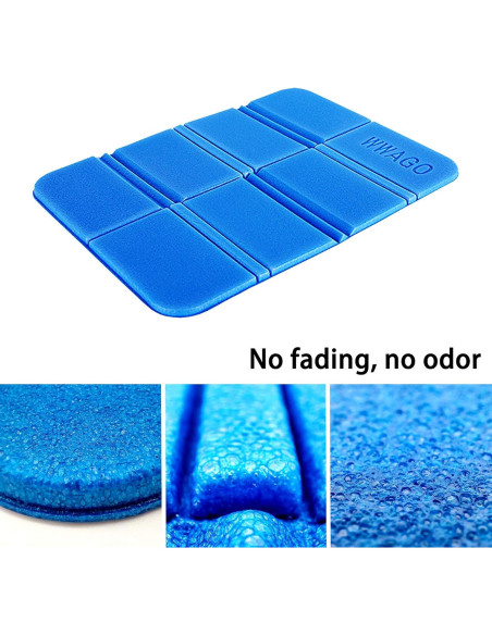 Cojín de Camping Plegable Inheming 2 Unidades EVA A Prueba de Agua Cojín de Camping Plegable Inheming 2 Unidades EVA A Prueba de Agua