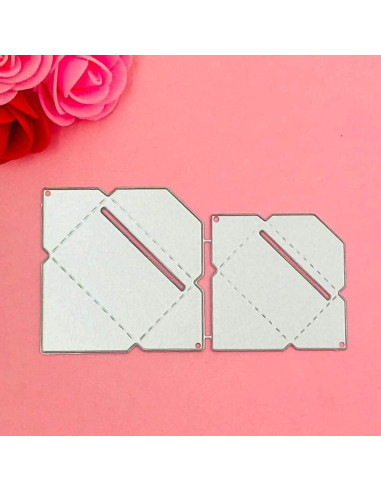 Troqueles de Corte de Metal Artista de Scrapbooking 9.5x5.1cm