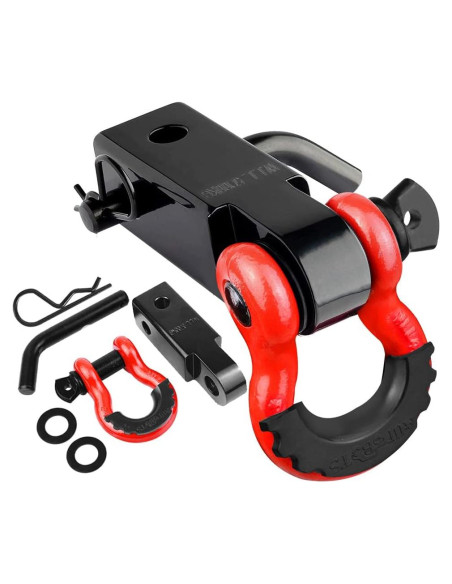 Receptor de Enganche AUTOBOTS 2" 20,411 Kg Rojo y Negro Receptor de Enganche AUTOBOTS 2" 20,411 Kg Rojo y Negro