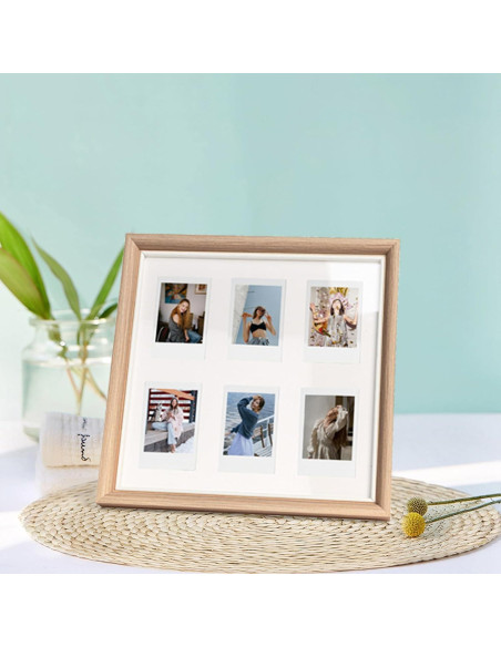 Marco de Foto Cuadrado MUZIRI KINOKOO para Instax Mini 3" Marco de Foto Cuadrado MUZIRI KINOKOO para Instax Mini 3"