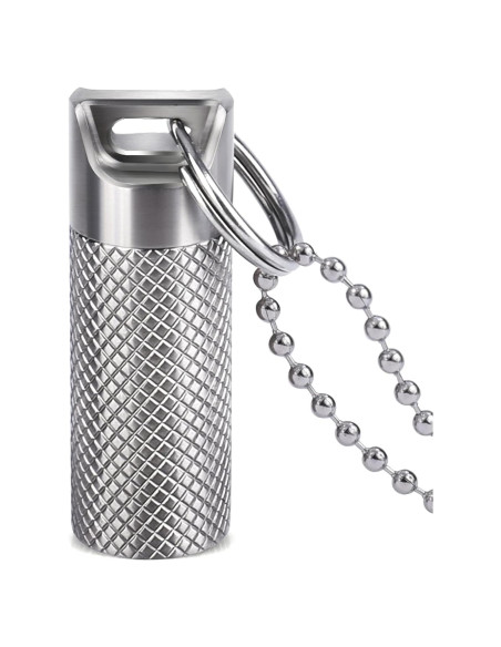 Contenedor de Píldoras Mini Opret de Titanio Impermeable 10mm Contenedor de Píldoras Mini Opret de Titanio Impermeable 10mm