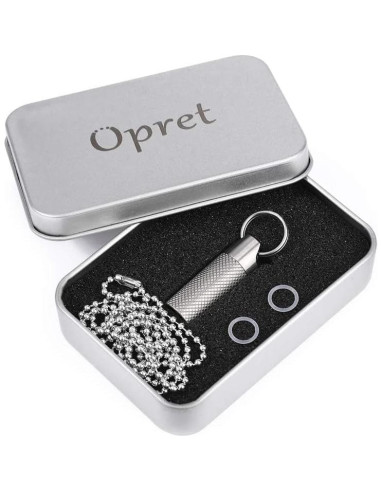 Contenedor de Píldoras Mini Opret de Titanio Impermeable 10mm
