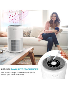 Paquete de 2 Purificadores de Aire AIRTOK AP0601 HEPA 99.9% 2