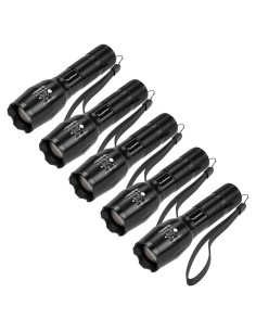 Linterna Táctica LED Pocketman 5 Pack Resistente al Agua