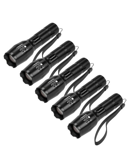 Linterna Táctica LED Pocketman 5 Pack Resistente al Agua Linterna Táctica LED Pocketman 5 Pack Resistente al Agua