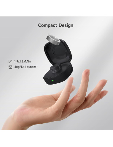 Funda de Carga Inalámbrica Vodi Mosa para Oura Ring Gen3 Tamaño 10