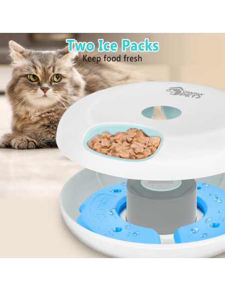 Alimentador Automático Ownpets 6 Comidas para Gatos y Perros Alimentador Automático Ownpets 6 Comidas para Gatos y Perros