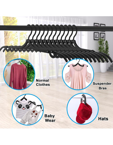 12 Perchas de Viaje Plegables Antideslizantes Exinddea