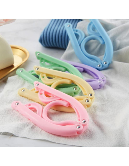 12 Perchas Plegables de Viaje Heshebuy - Multifuncionales 12 Perchas Plegables de Viaje Heshebuy - Multifuncionales