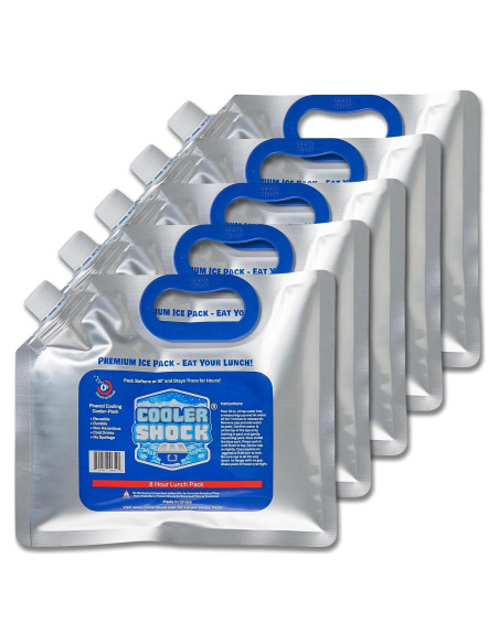 Paquetes de Hielo Reutilizables Cooler Shock 5-pack 12.7x17.8cm Paquetes de Hielo Reutilizables Cooler Shock 5-pack 12.7x17.8cm