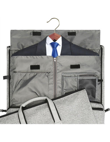 Bolsa de Ropa Convertible Modoker 45L Gris Ceniza