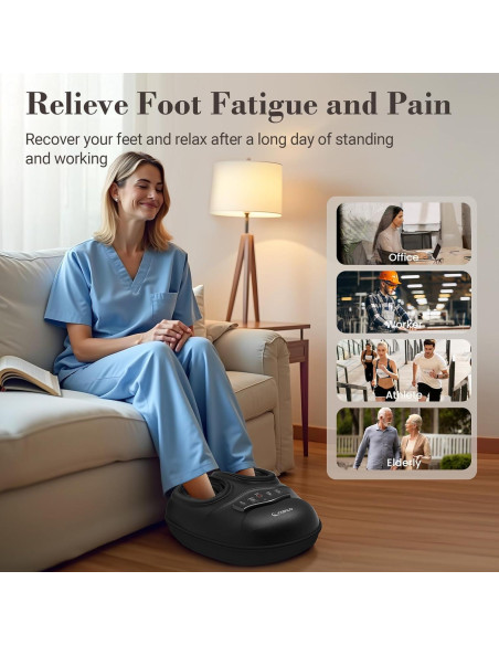 Masajeador de pies CuPiLo Shiatsu con calor y control remoto Masajeador de pies CuPiLo Shiatsu con calor y control remoto