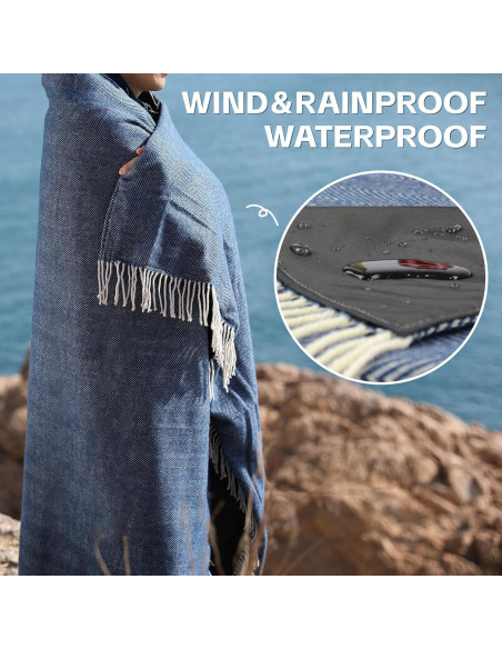 Manta de Picnic Impermeable G GOOD GAIN 203x152cm Azul Manta de Picnic Impermeable G GOOD GAIN 203x152cm Azul
