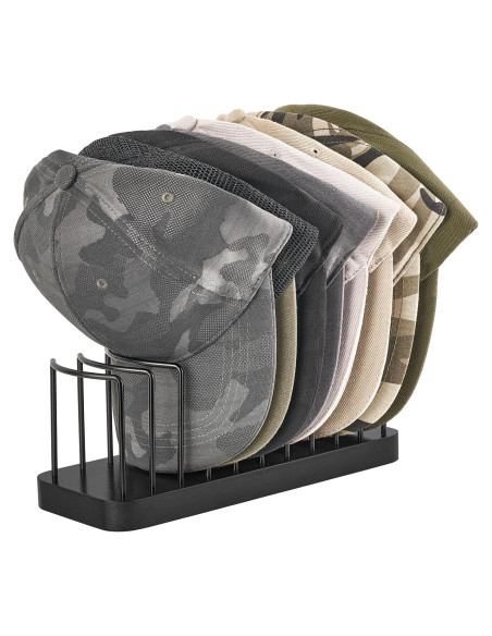 Organizador de Sombreros Mkono para 10 Gorras - Negro Organizador de Sombreros Mkono para 10 Gorras - Negro