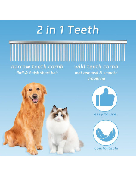 Set de 6 Piezas Tijeras y Cortaúñas IDQQUQQ para Mascotas Set de 6 Piezas Tijeras y Cortaúñas IDQQUQQ para Mascotas
