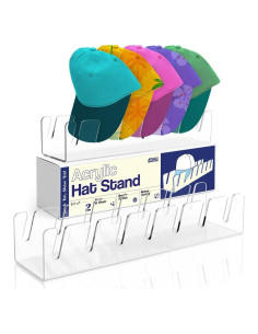 Soporte para Gorras ATJATJ Acrílico Transparente 2 Niveles