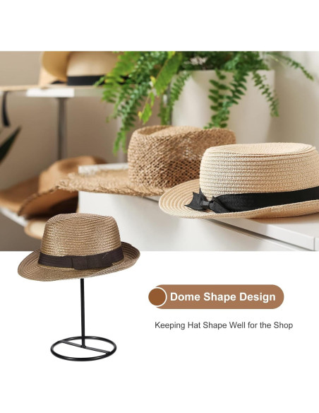 Soporte de Sombreros uxcell de Metal Negro 30 cm - 2 Piezas Soporte de Sombreros uxcell de Metal Negro 30 cm - 2 Piezas