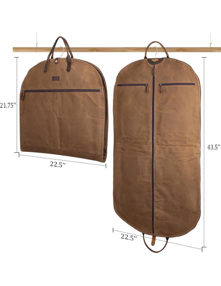 Bolsa de Viaje Polare 110 cm Lona Impermeable Cuero Marrón Bolsa de Viaje Polare 110 cm Lona Impermeable Cuero Marrón
