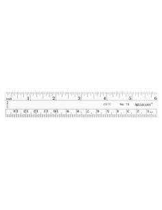 Regla Flexible Métrica 15 cm Acme United Transparente