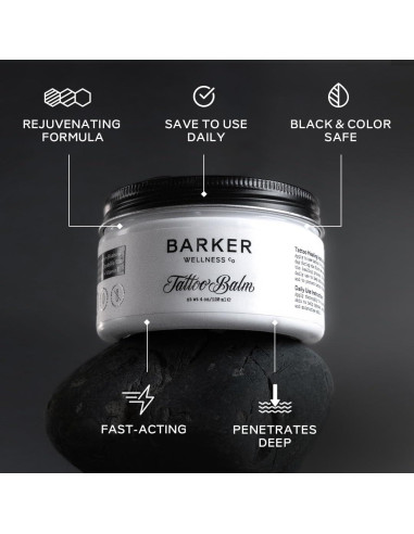 Bálsamo para Tatuajes Barker Wellness - Cuidado Vegano 113g