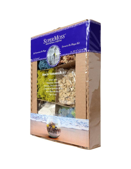 Kit de Terrario de Playa DIY SuperMoss 90422 - 113.4 g Kit de Terrario de Playa DIY SuperMoss 90422 - 113.4 g